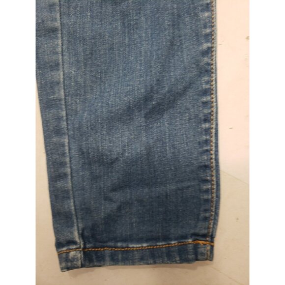 WAX JEAN Basic Denim Women's Distressed Blue Overalls 6 Pockets Size Medium - Picture 11 of 16
